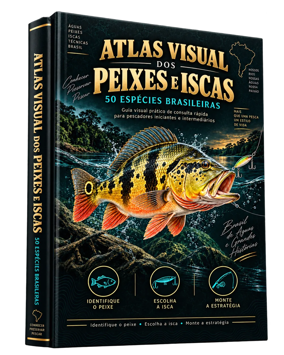 Capa do Atlas Visual dos Peixes e Iscas